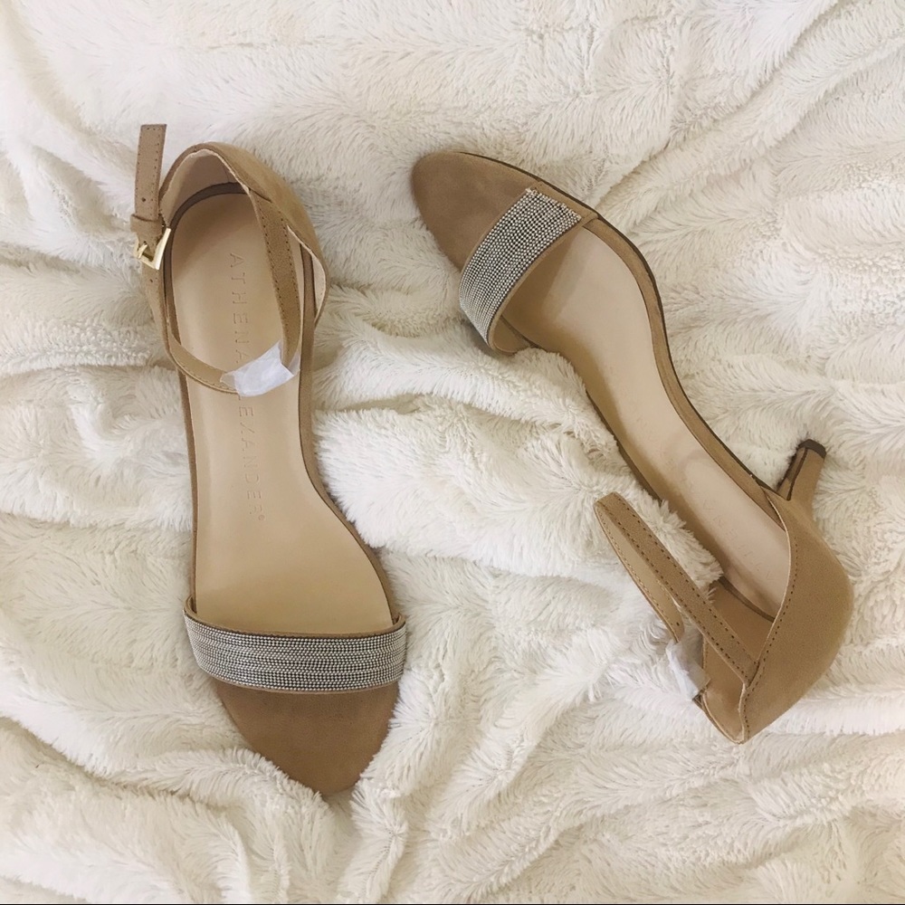 Athena Alexander short nude heel